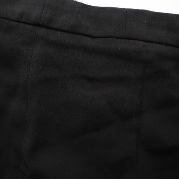 Brandon Maxwell Size 10 Crepe Cigarette Pants Side Zip Black High Rise - Picture 10 of 12